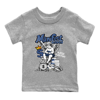 3s For The Love to match jordans Manifest Money sneaker match tees A Ma Maniere For The Love match shoes to clothes SNRT Sneaker Tees Youth Baby Heather Grey 2 tee