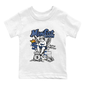 3s For The Love to match jordans Manifest Money sneaker match tees A Ma Maniere For The Love match shoes to clothes SNRT Sneaker Tees Youth Baby White 2 tee