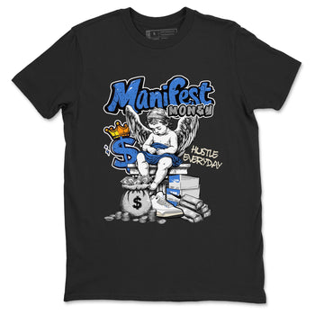 3s Lucky Shorts shirts to match jordans Manifest Money best t shirts to wear with jordans Air Jordan 3 Lucky Shorts match shoes to clothes SNRT Sneaker Tees unisex cotton Black 2 shirts