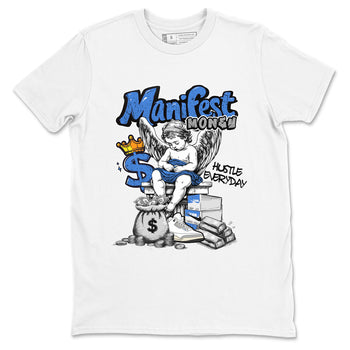 3s Lucky Shorts shirts to match jordans Manifest Money best t shirts to wear with jordans Air Jordan 3 Lucky Shorts match shoes to clothes SNRT Sneaker Tees unisex cotton White 2 shirts