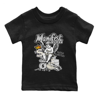 3s Sail and Cement Grey shirts to match jordans Manifest Money sneaker match tees Air Jordan 3 Retro Sail and Cement Grey match shoes to clothes SNRT Sneaker Tees Youth Baby Black 2 tee