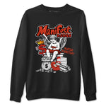 4s Brick By Brick shirts to match jordans Manifest Money best t shirts to wear with jordans Nigel Sylvester x Air Jordan 4 Brick by Brick match shoes to clothes SNRT Sneaker Tees unisex cotton Black 2 shirts