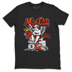 4s Brick By Brick shirts to match jordans Manifest Money best t shirts to wear with jordans Nigel Sylvester x Air Jordan 4 Brick by Brick match shoes to clothes SNRT Sneaker Tees unisex cotton Black 2 shirts