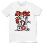 4s Brick By Brick shirts to match jordans Manifest Money best t shirts to wear with jordans Nigel Sylvester x Air Jordan 4 Brick by Brick match shoes to clothes SNRT Sneaker Tees unisex cotton White 2 shirts