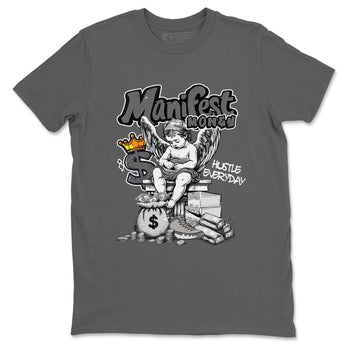 9s Cool Grey shirts to match jordans Manifest Money sneaker match tees Air Jordan 9 Retro Cool Grey match shoes to clothes SNRT Sneaker Tees unisex cotton Cool Grey 2 shirts