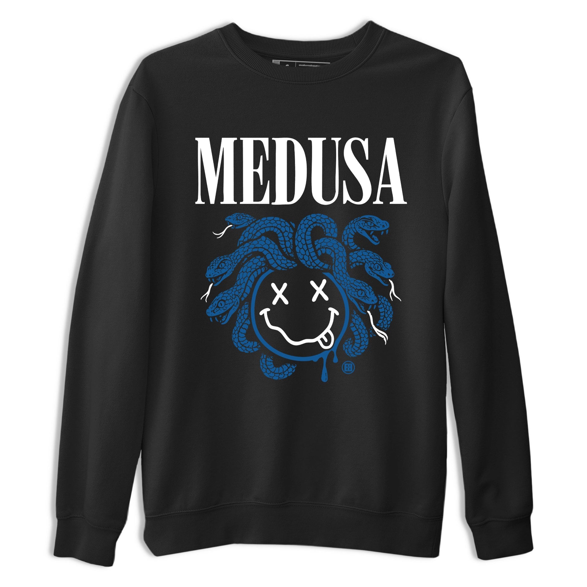 Sneaker match tees – Sneaker Tees To Match Air Jordan 1 x Travis Scott x Fragment Shoes – Medusa Drip Tee Black 2