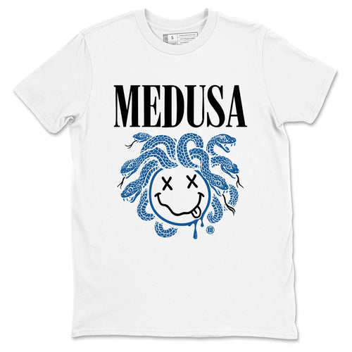 Sneaker match tees – Sneaker Tees To Match Air Jordan 1 x Travis Scott x Fragment Shoes – Medusa Drip Tee White 2
