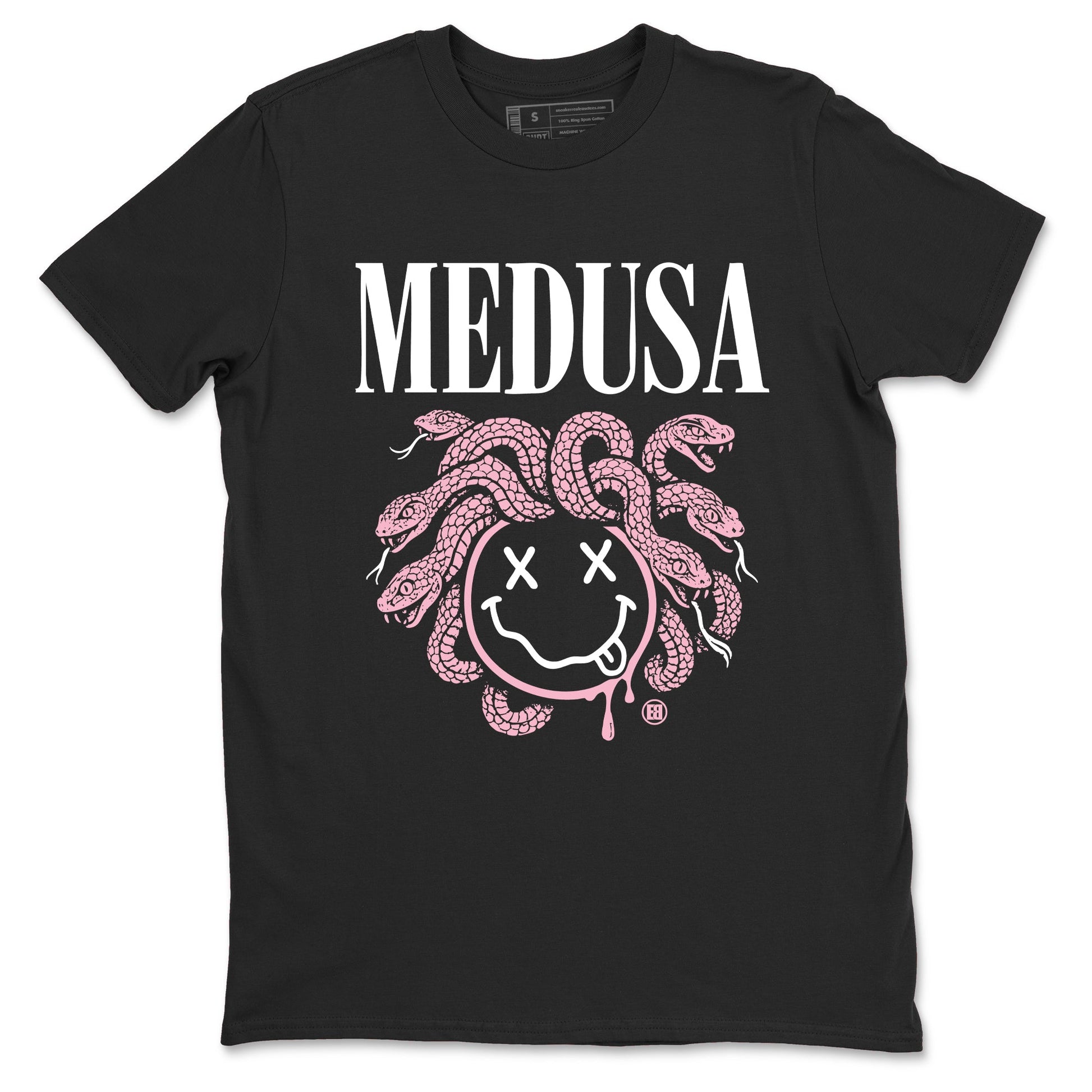 Sneaker match tees – Sneaker Tees To Match Air Jordan 5 35th Anniversary Shoes – Medusa Drip Tee Black 2