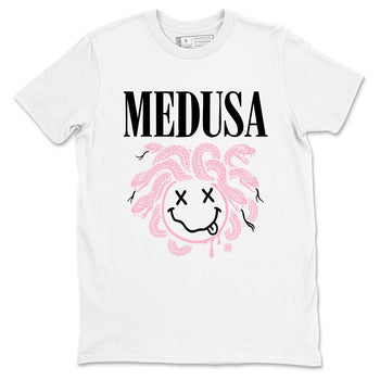 Sneaker match tees – Sneaker Tees To Match Air Jordan 5 35th Anniversary Shoes – Medusa Drip Tee White 2