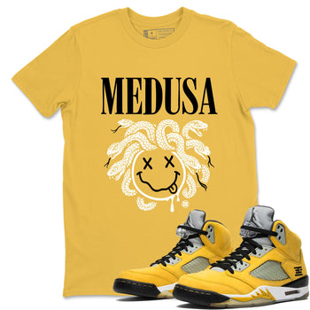 5s Tokyo Sneaker match tees – Sneaker Tees To Match Air Jordan 5 Tokyo Shoes – Medusa Drip Tee Daisy 1