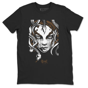 Jordan Jumpman Jack Travis Scott Dark Mocha shirts to match jordans Medusa Head sneaker match tees Jordan Jumpman Jack Travis Scott Dark Mocha SNRT Sneaker Release Tees unisex cotton Black 2 crew neck shirts