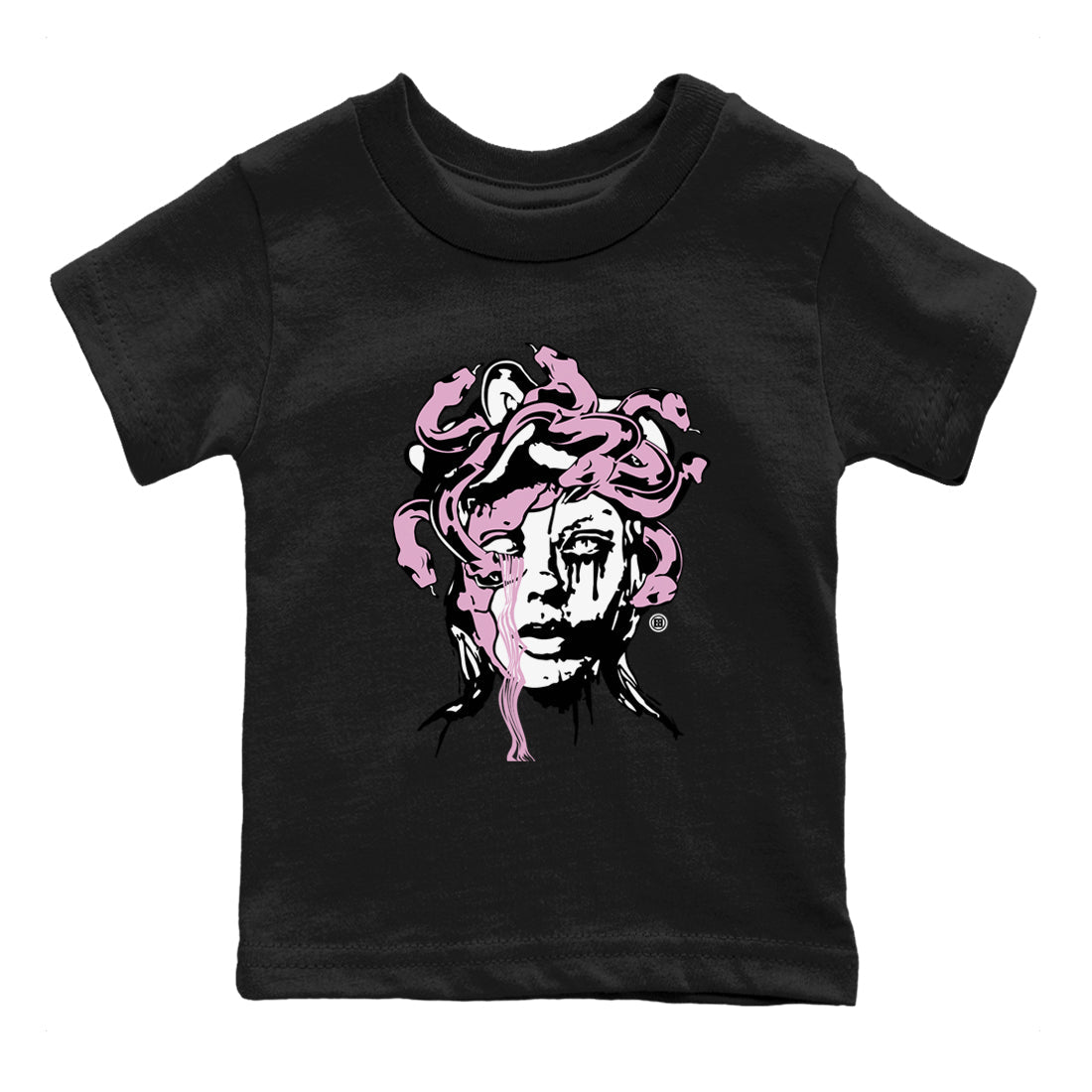 4s Retro Orchid shirts to match jordans Medusa Statue sneaker match tees Air Jordan 4 WMNS Orchid match shoes to clothes SNRT Sneaker Tees Youth Baby Black 2 tee