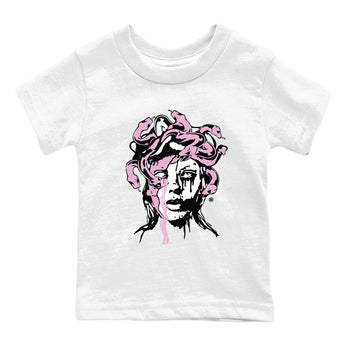 4s Retro Orchid shirts to match jordans Medusa Statue sneaker match tees Air Jordan 4 WMNS Orchid match shoes to clothes SNRT Sneaker Tees Youth Baby White 2 tee