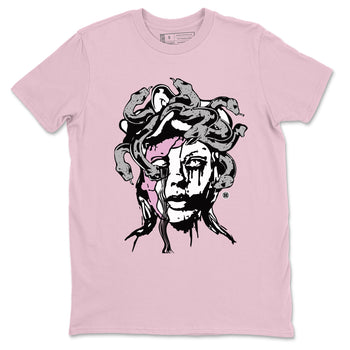 4s Retro Orchid shirts to match jordans Medusa Statue sneaker match tees Air Jordan 4 WMNS Orchid match shoes to clothes SNRT Sneaker Tees unisex cotton Pink 2 shirts