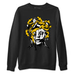 Dunk High Pollen shirts to match jordans Medusa Statue sneaker match tees Dunk High Pollen SNRT Sneaker Release Tees unisex cotton Black 2 crew neck shirts