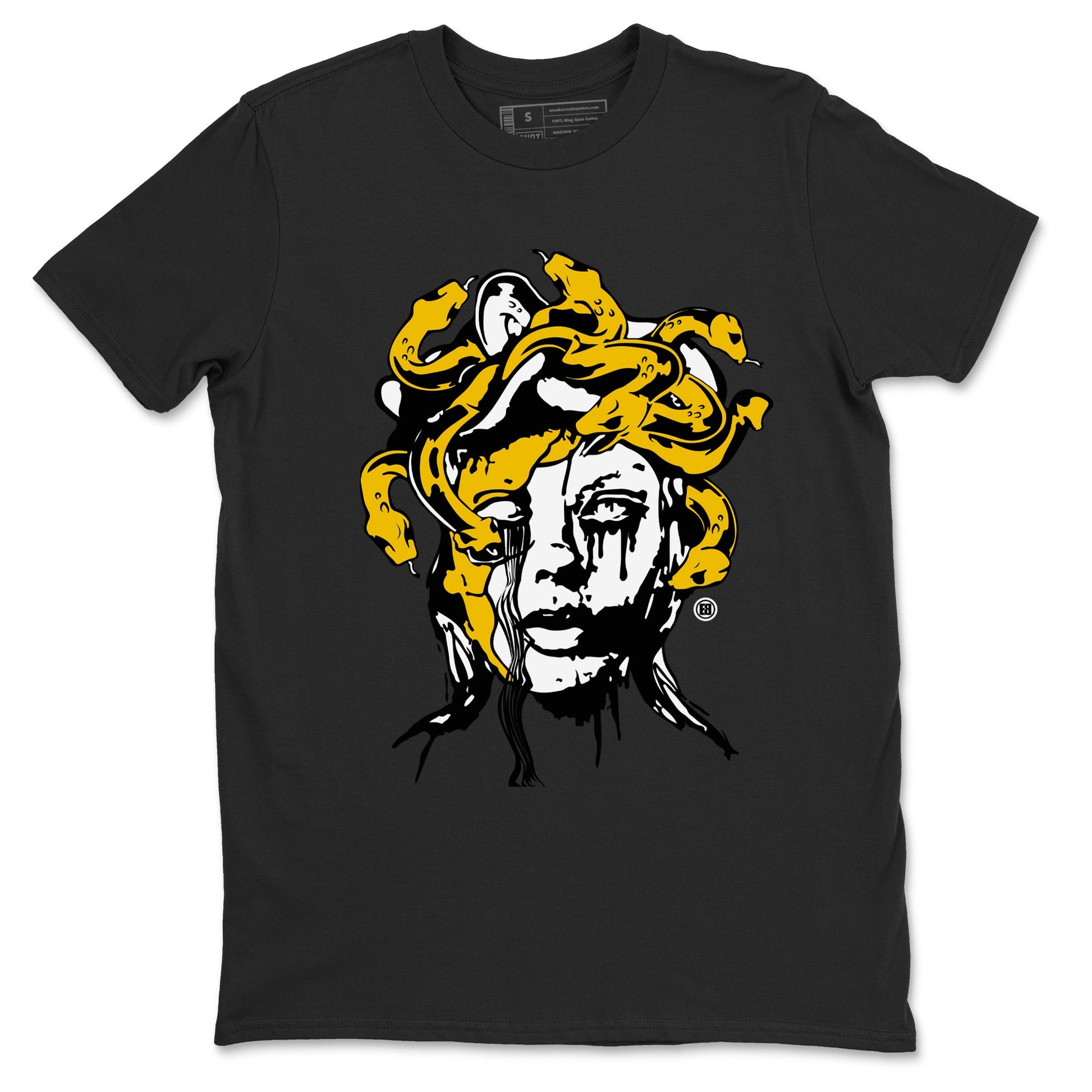 Dunk High Pollen shirts to match jordans Medusa Statue sneaker match tees Dunk High Pollen SNRT Sneaker Release Tees unisex cotton Black 2 crew neck shirts