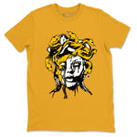 Dunk High Pollen shirts to match jordans Medusa Statue sneaker match tees Dunk High Pollen SNRT Sneaker Release Tees unisex cotton Gold 2 crew neck shirts