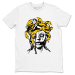 Dunk High Pollen shirts to match jordans Medusa Statue sneaker match tees Dunk High Pollen SNRT Sneaker Release Tees unisex cotton White 2 crew neck shirts