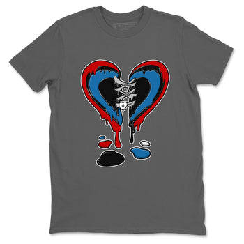 Melting Heart sneaker match t-shirt styled to complete your fit with the Air Jordan 3 Rare Air sneakers, shown in Cool Grey 2.