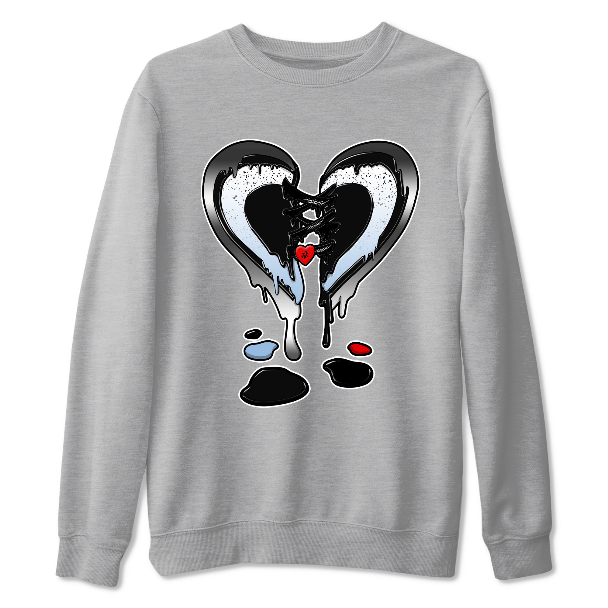 5s Black Metallic Reimagined shirts to match jordans  Melting Heart shirts to match jordans 5s Black Metallic Reimagined match shoes to clothes SNRT Sneaker Tees unisex cotton Heather Grey 2 shirts
