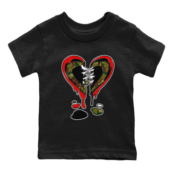 Air Max 90 Duck Camo shirts to match jordans Melting Heart sneaker match tees Air Max 90 Reverse Duck Camo match shoes to clothes SNRT Sneaker Tees Youth Baby Black 2 tee