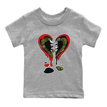 Air Max 90 Duck Camo shirts to match jordans Melting Heart sneaker match tees Air Max 90 Reverse Duck Camo match shoes to clothes SNRT Sneaker Tees Youth Baby Heather Grey 2 tee