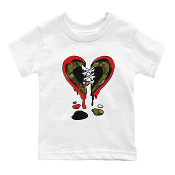 Air Max 90 Duck Camo shirts to match jordans Melting Heart sneaker match tees Air Max 90 Reverse Duck Camo match shoes to clothes SNRT Sneaker Tees Youth Baby White 2 tee