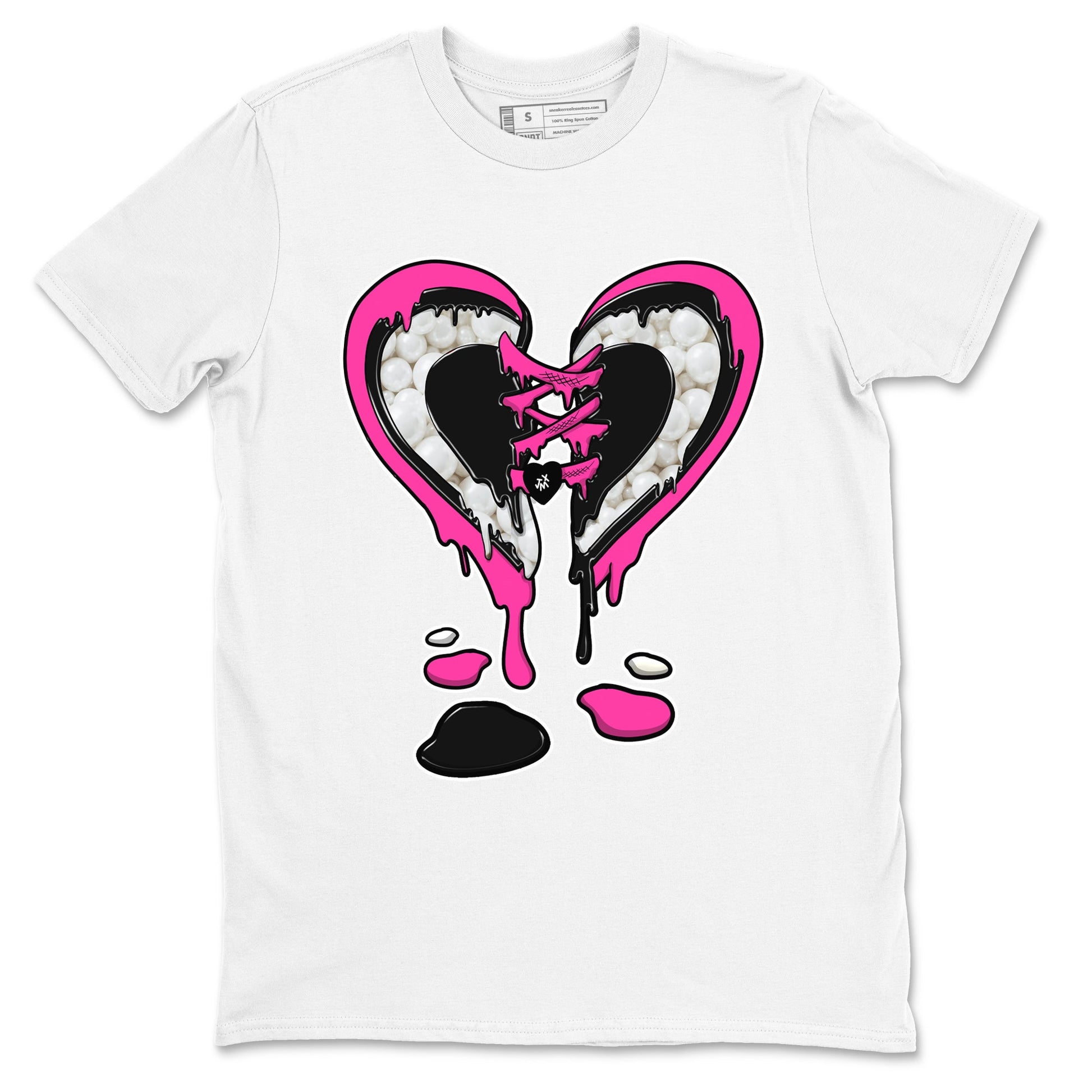 Nike KD 4 Retro Aunt Pearl shirts to match jordans Melting Heart sneaker match tees Nike KD 4 Aunt Pearl match shoes to clothes SNRT Sneaker Tees unisex cotton White 2 shirts