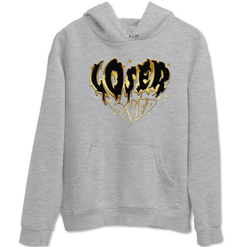 AJ1 Black And Gold shirts to match jordans Melting Loser Lover sneaker match tees Jordan 1 High OG Black And Gold SNRT Sneaker Release Tees unisex cotton Heather Grey 2 crew neck shirts