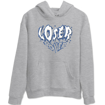 11s Diffused Blue Shirts To Match Jordans Melting Loser Lover sneaker match tees Air Jordan 11 Diffused Blue Tee SNRT Sneaker Release Tees unisex cotton Heather Grey 2 crew neck shirts