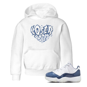 11s Diffused Blue Shirts To Match Jordans Melting Loser Lover sneaker match tees Air Jordan 11 Diffused Blue Tee SNRT Sneaker Release Tees Youth Baby White 1 crew neck shirts