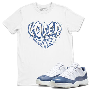 11s Diffused Blue Shirts To Match Jordans Melting Loser Lover sneaker match tees Air Jordan 11 Diffused Blue Tee SNRT Sneaker Release Tees unisex cotton White 1 crew neck shirts