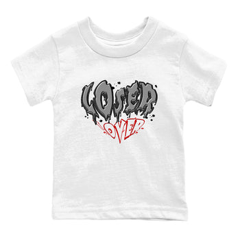 3s Cement Grey shirts to match jordans Melting Loser Lover sneaker match tees Air Jordan 3 Cement Grey match shoes to clothes SNRT Sneaker Tees Youth Baby White 2 tee