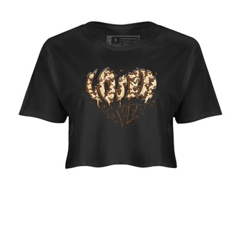 3s Desert Camo shirts to match jordans Melting Loser Lover sneaker match tees Air Jordan 3 Desert Camo SNRT Sneaker Tees streetwear brand Black 2 crop tee