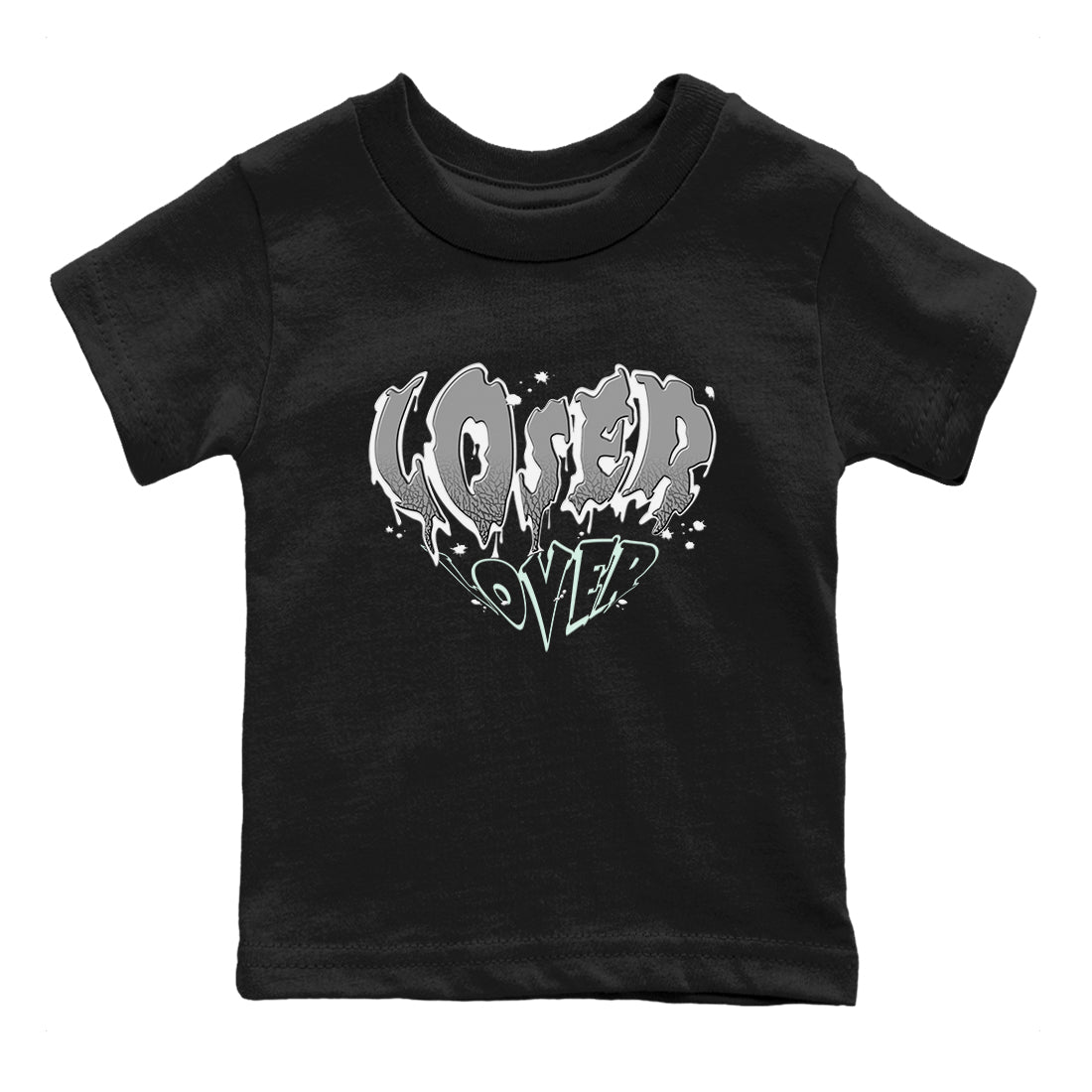 3s Green Glow shirt to match jordans Melting Loser Lover sneaker tees Air Jordan 3 Green Glow SNRT sneaker release tees baby toddler Black 2 cotton Shirt
