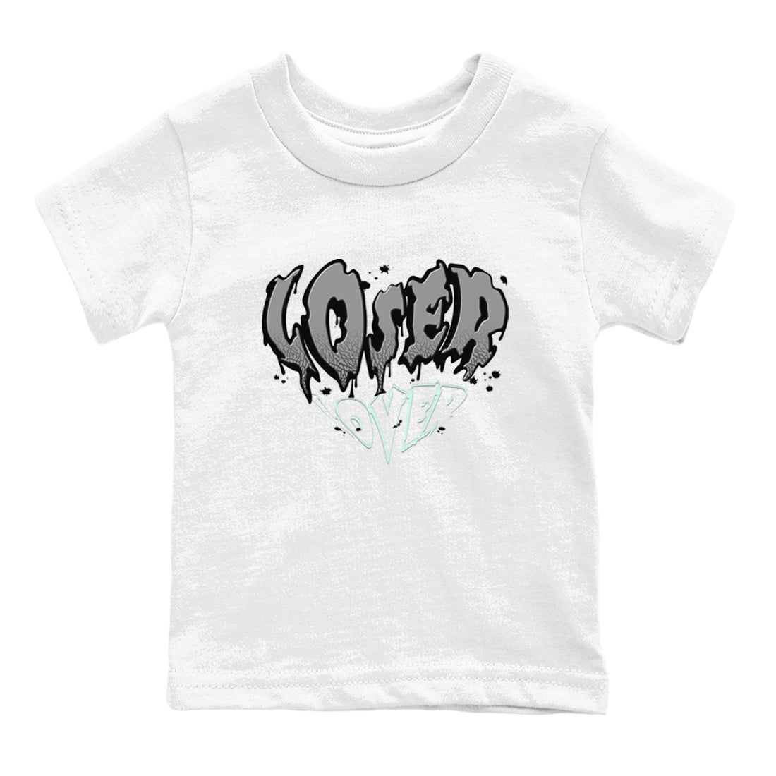 3s Green Glow shirt to match jordans Melting Loser Lover sneaker tees Air Jordan 3 Green Glow SNRT sneaker release tees baby toddler White 2 cotton Shirt