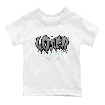 3s Green Glow shirt to match jordans Melting Loser Lover sneaker tees Air Jordan 3 Green Glow SNRT sneaker release tees baby toddler White 2 cotton Shirt