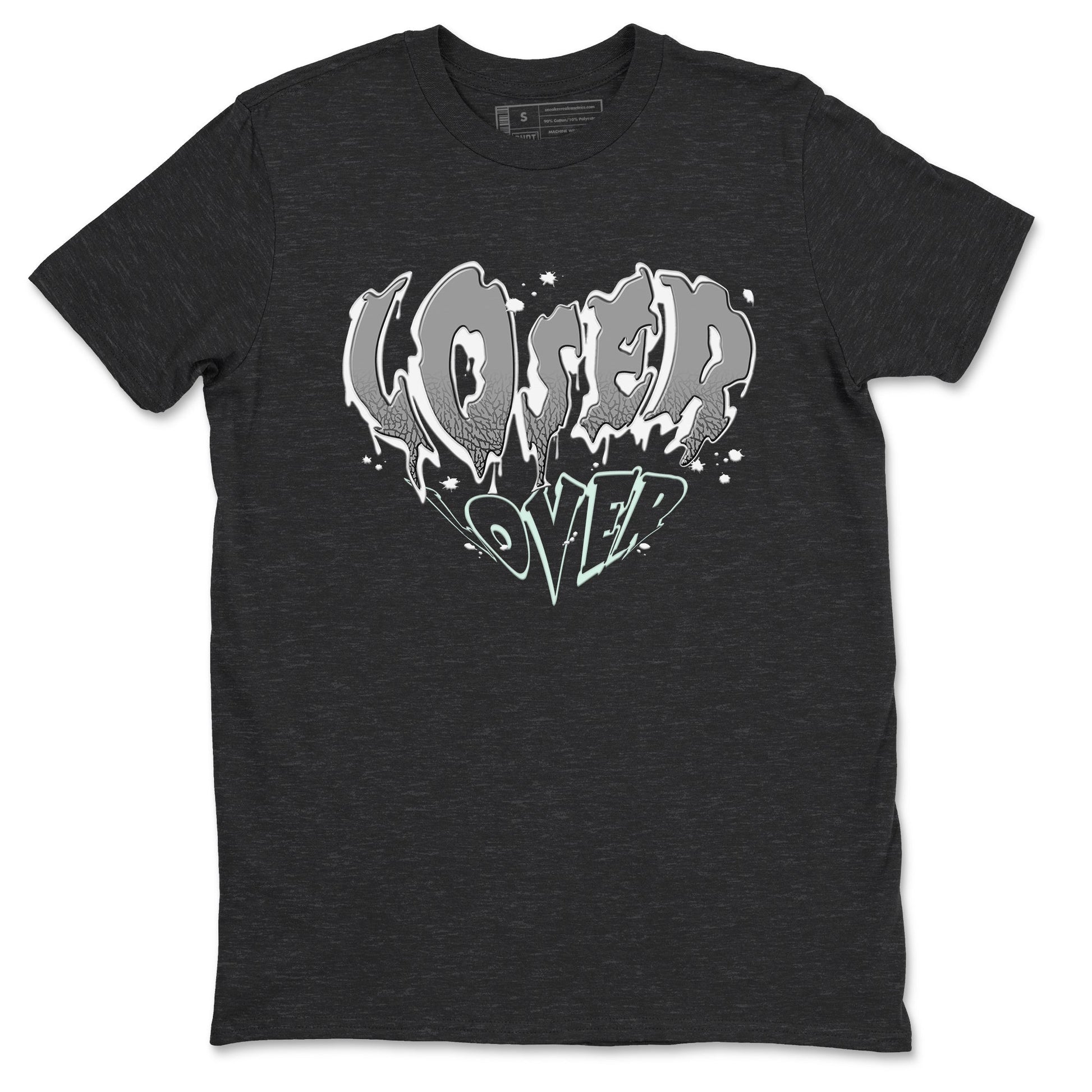 3s Green Glow shirt to match jordans Melting Loser Lover sneaker tees Air Jordan 3 Green Glow SNRT Sneaker Release Tees unisex cotton Charcoal Heather 2 crew neck shirt
