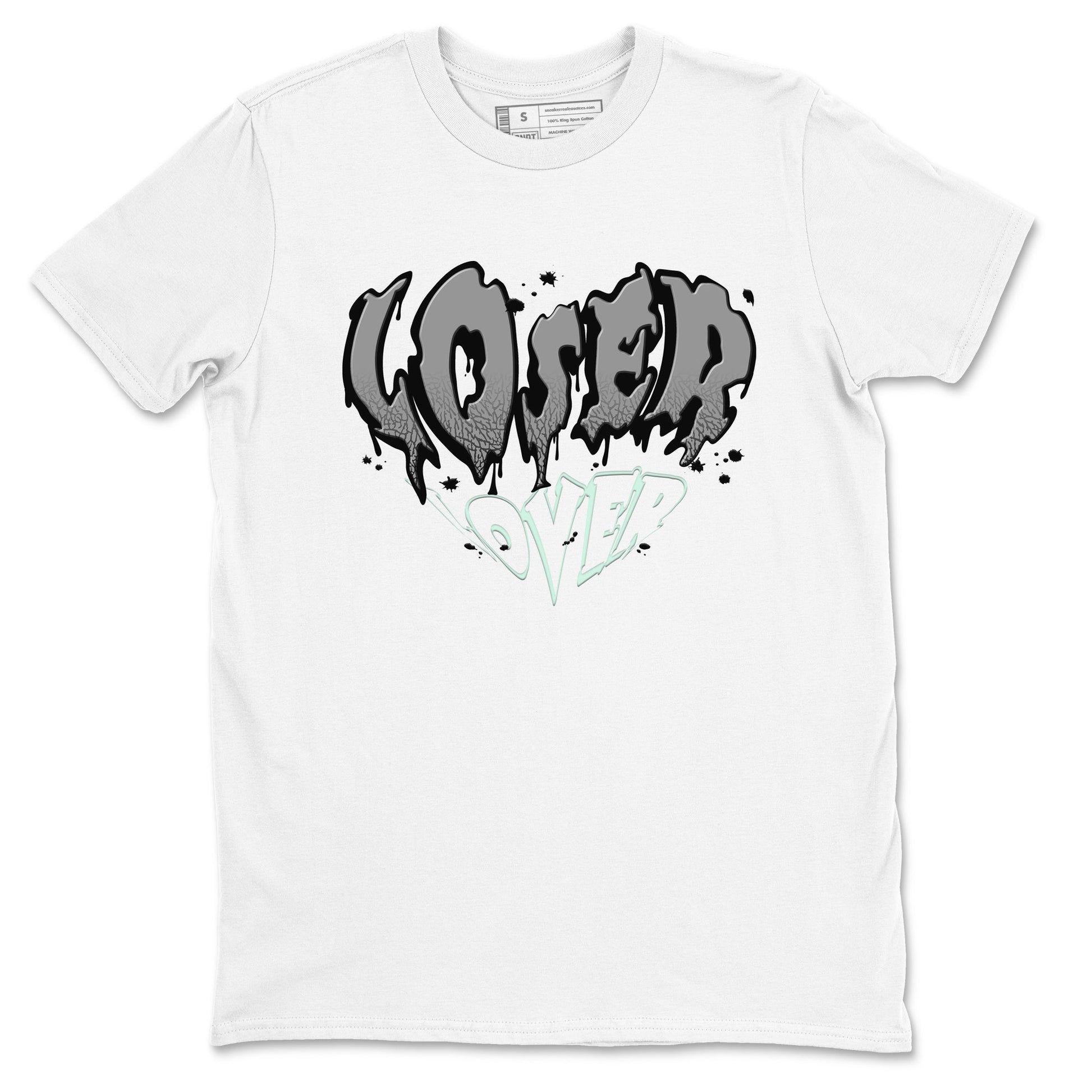 3s Green Glow shirt to match jordans Melting Loser Lover sneaker tees Air Jordan 3 Green Glow SNRT Sneaker Release Tees unisex cotton White 2 crew neck shirt