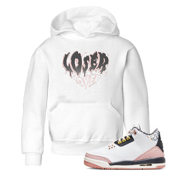 3s Vintage Floral shirt to match jordans Melting Loser Lover sneaker tees Air Jordan 3 GS Vintage Floral SNRT Sneaker Tees baby toddler White 1 cotton Shirt