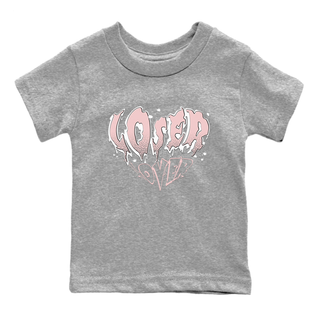 3s Vintage Floral shirt to match jordans Melting Loser Lover sneaker tees Air Jordan 3 GS Vintage Floral SNRT Sneaker Tees baby toddler Heather Grey 2 cotton Shirt