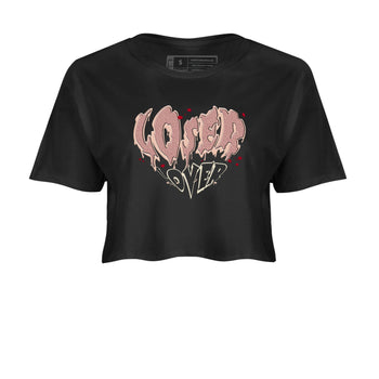 3s Valentines Day shirts to match jordans Melting Loser Lover best t shirts to wear with jordans Air Jordan 3 Valentines Day match shoes to clothes SNRT Sneaker Tees unisex cotton Black 2 crop tee