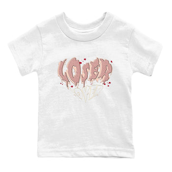 3s Valentines Day shirts to match jordans Melting Loser Lover best t shirts to wear with jordans Air Jordan 3 Valentines Day match shoes to clothes SNRT Sneaker Tees Youth Baby White 2 tee
