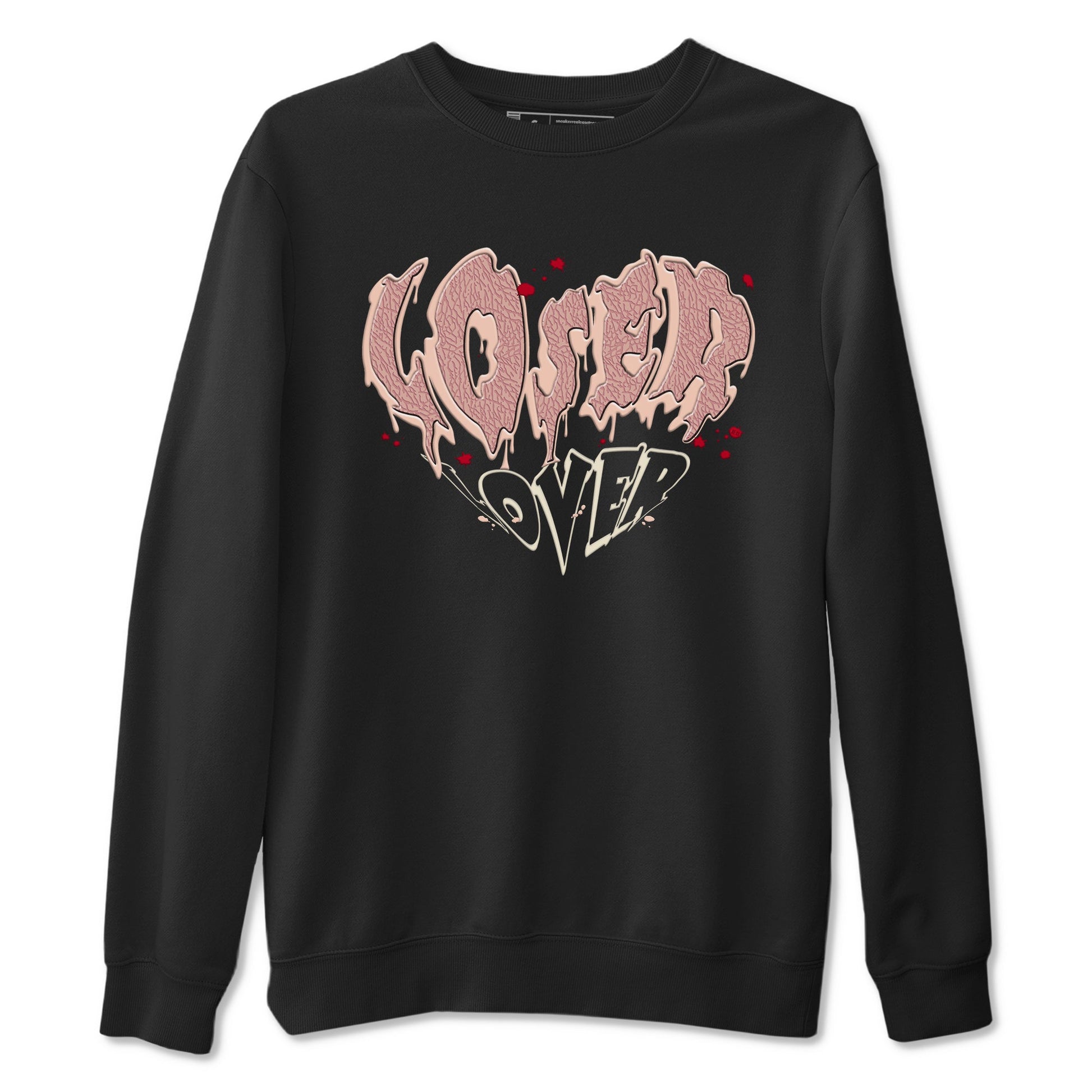 3s Valentines Day shirts to match jordans Melting Loser Lover best t shirts to wear with jordans Air Jordan 3 Valentines Day match shoes to clothes SNRT Sneaker Tees unisex cotton Black 2 shirts