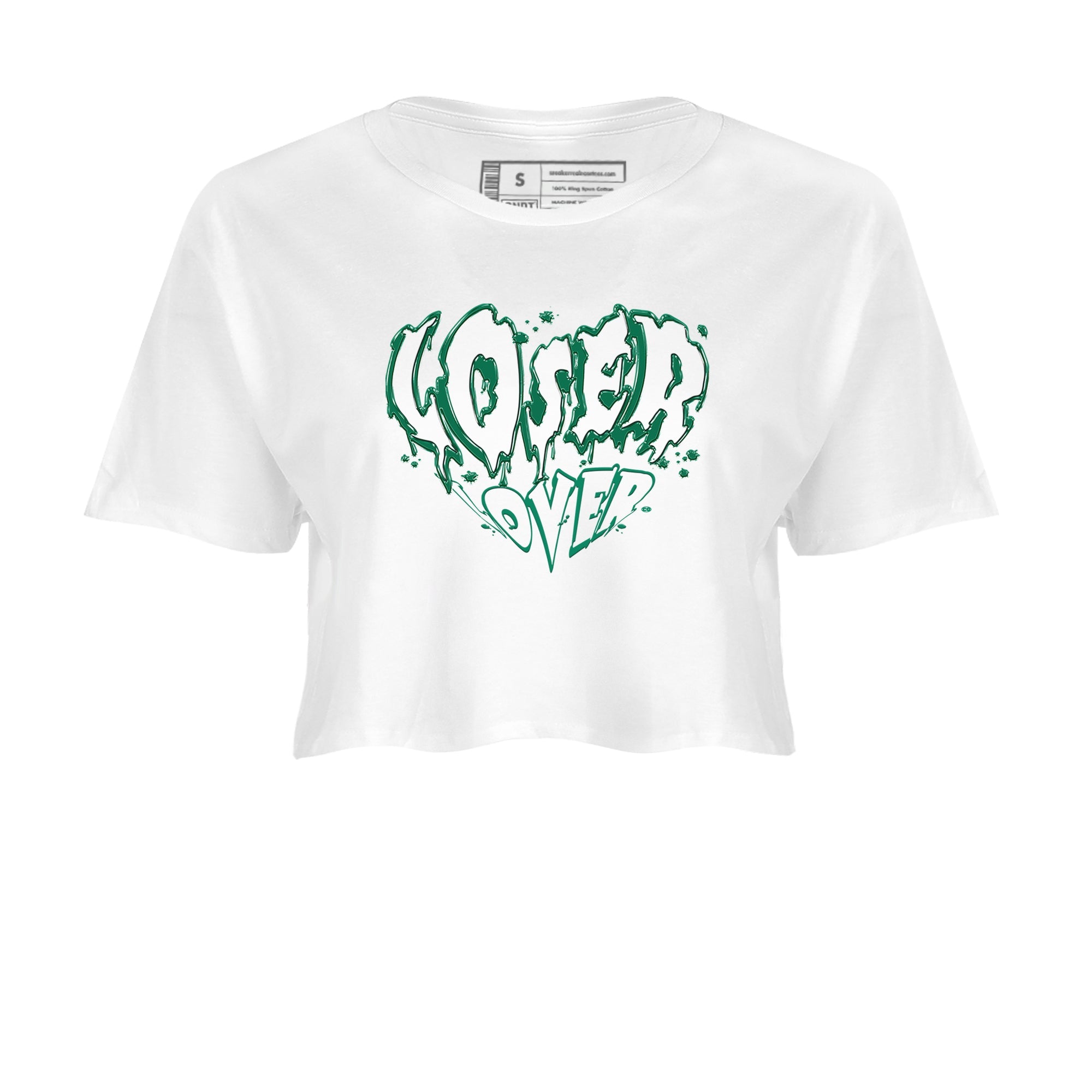 4s Oxidized Green shirts to match jordans Melting Loser Lover sneaker match tees Air Jordan 4 Oxidized Green SNRT Sneaker Tees streetwear brand White 2 crop tee
