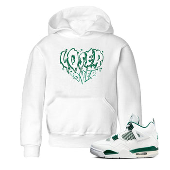 4s Oxidized Green shirts to match jordans Melting Loser Lover sneaker match tees Air Jordan 4 Oxidized Green SNRT Sneaker Tees streetwear brand Baby and Youth White 1 cotton tee