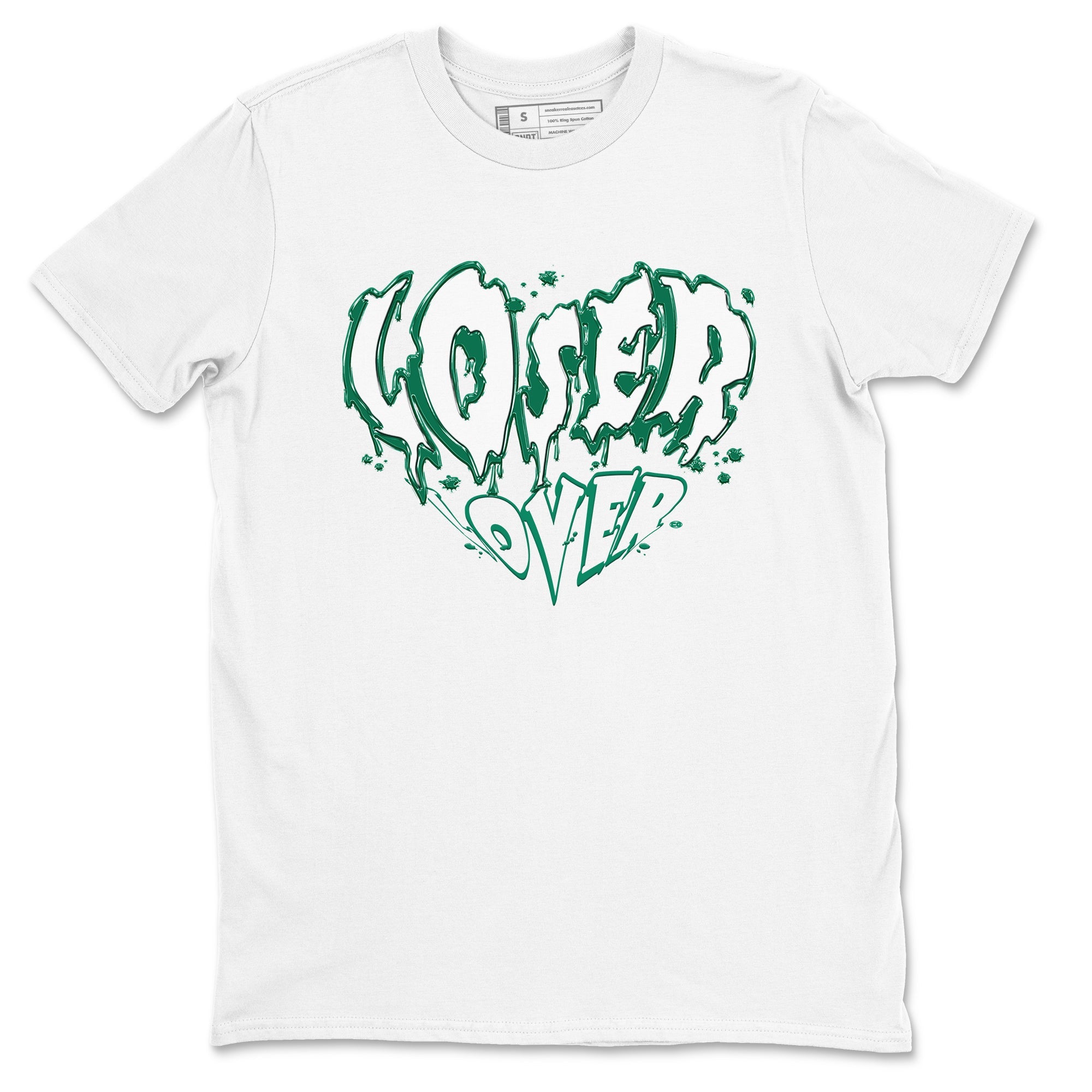 4s Oxidized Green shirts to match jordans Melting Loser Lover sneaker match tees Air Jordan 4 Oxidized Green SNRT Sneaker Tees streetwear brand White 2 unisex cotton tee