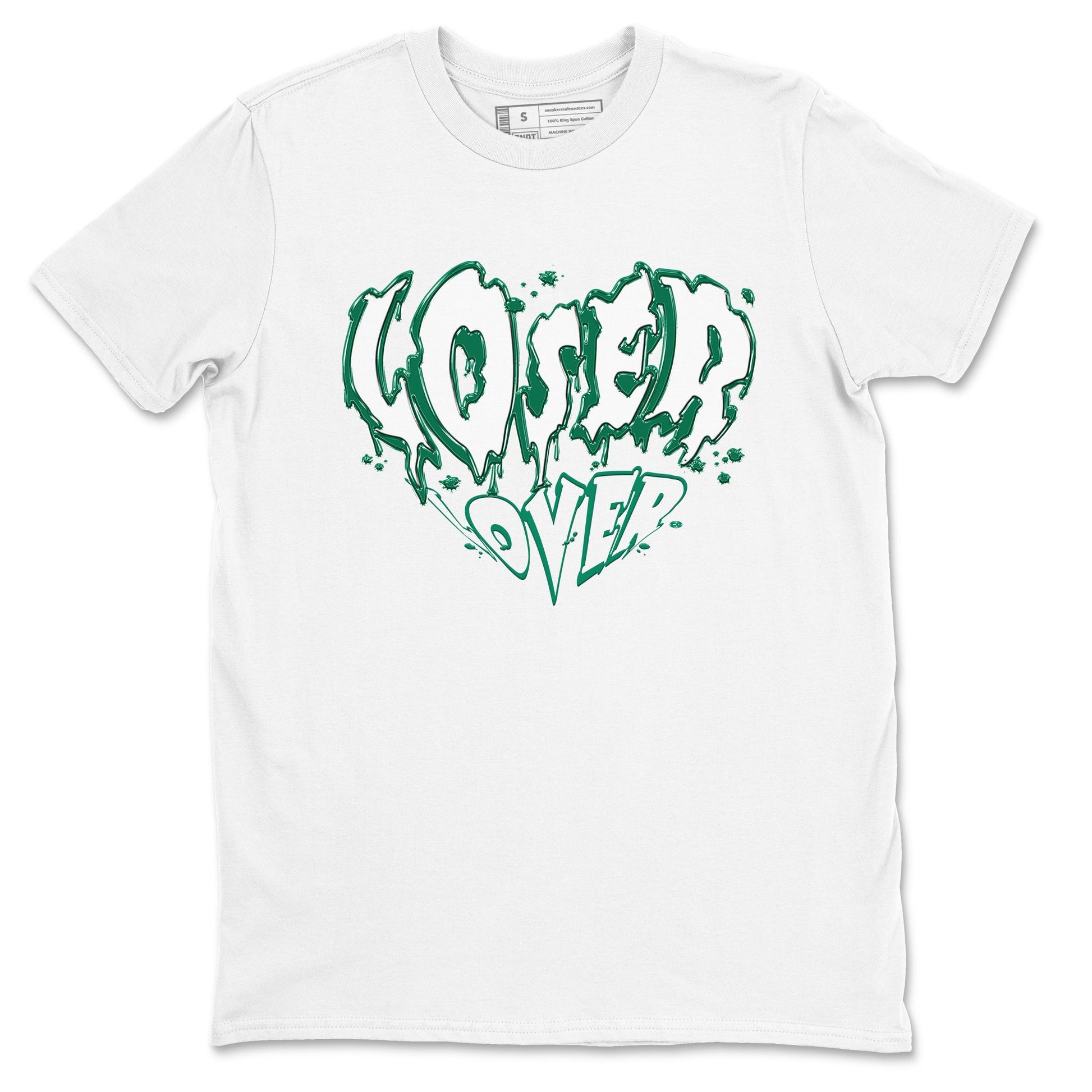 4s Oxidized Green shirts to match jordans Melting Loser Lover sneaker match tees Air Jordan 4 Oxidized Green SNRT Sneaker Tees streetwear brand White 2 unisex cotton tee