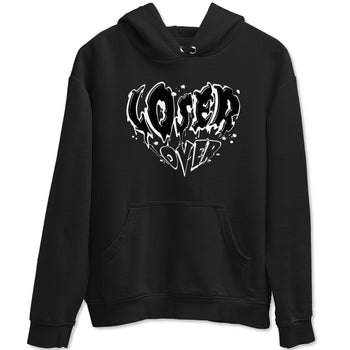 4s White Thunder shirts to match jordans Melting Loser Lover sneaker match tees Air Jordan 4 White Thunder SNRT Sneaker Release Tees unisex cotton Black 2 crew neck shirts
