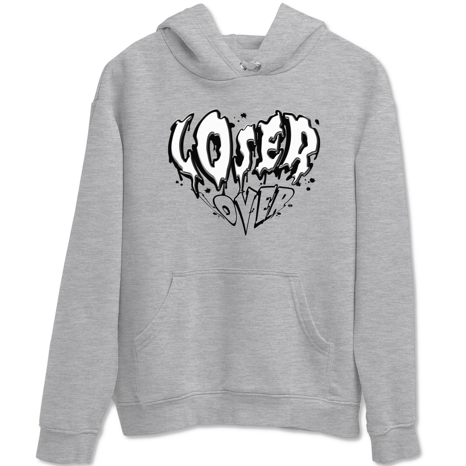 4s White Thunder shirts to match jordans Melting Loser Lover sneaker match tees Air Jordan 4 White Thunder SNRT Sneaker Release Tees unisex cotton Heather Grey 2 crew neck shirts